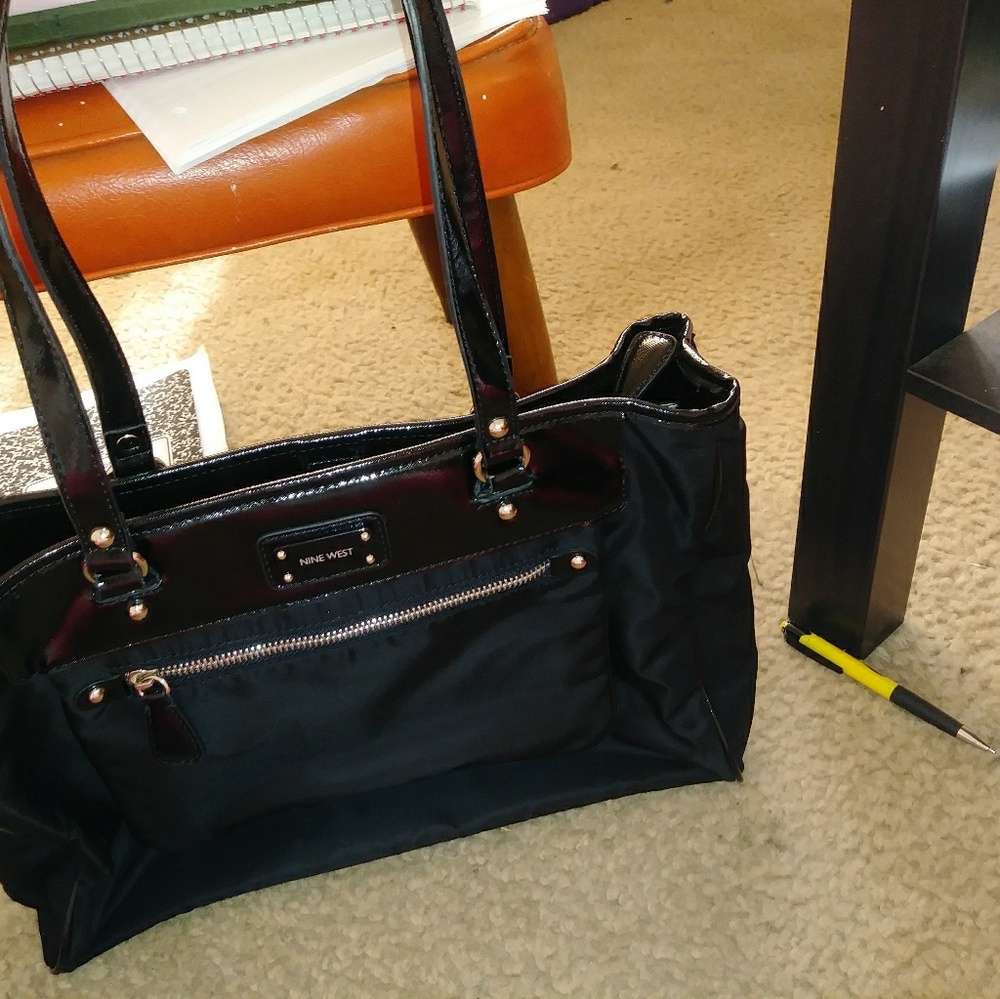 Large Black Travel Tote